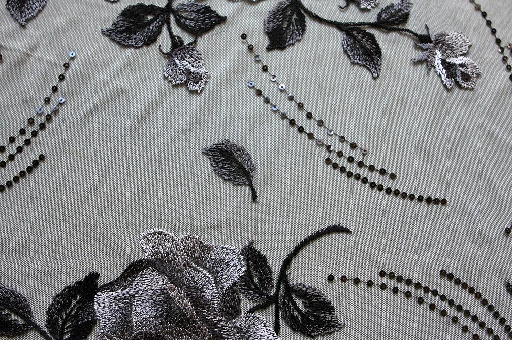 Embroidered Illusion with Sequins1
