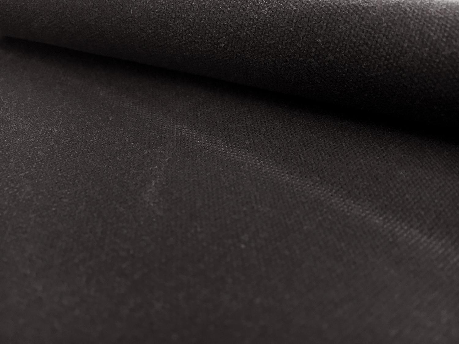 Cotton Wax Cloth in Black0