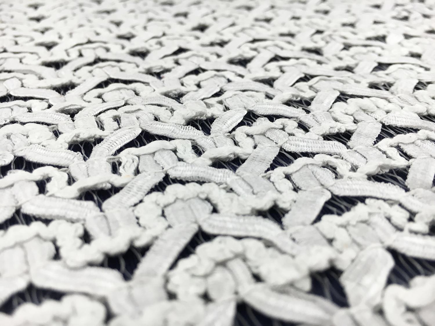 Calvin Klein Novelty Acetate Mesh in White0