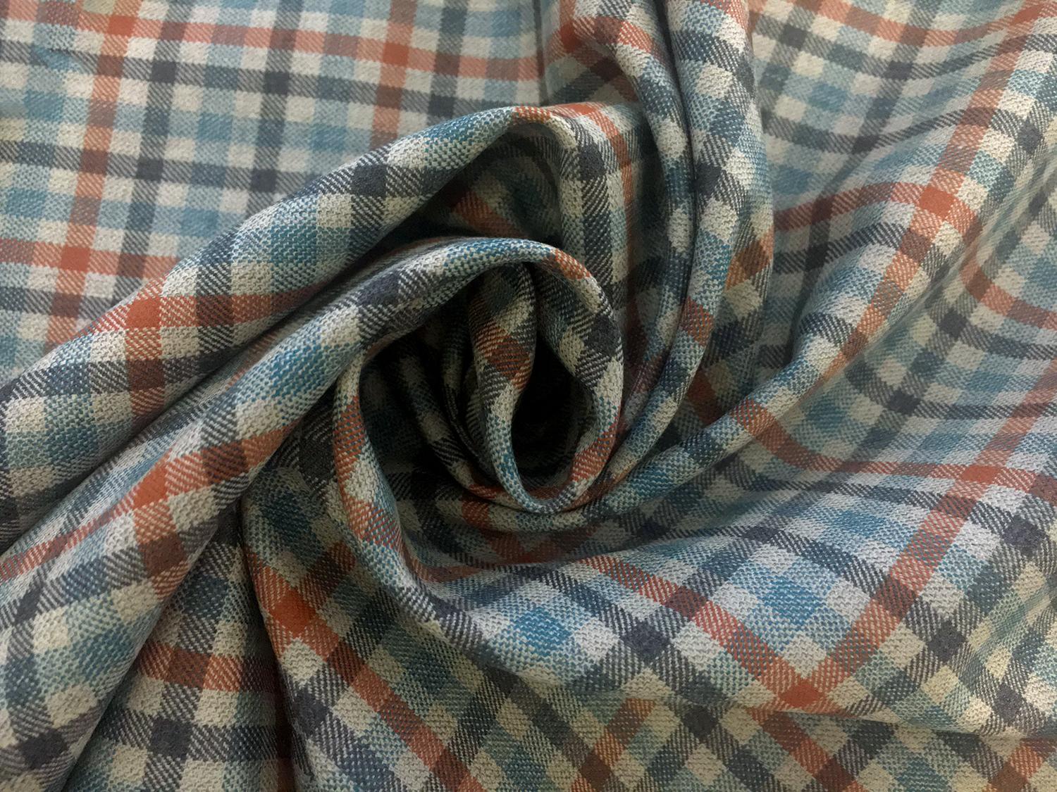 Italian Shepherds Check Super 130s Wool Suiting1