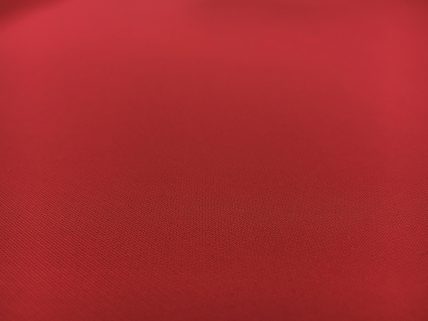 Silk and Viscose Blend Heavy Georgette in Red1