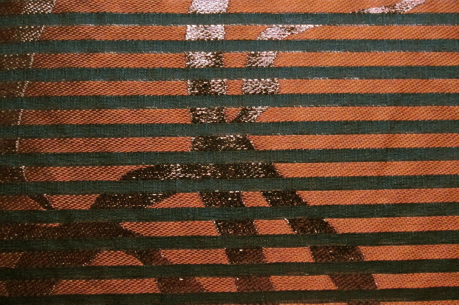 Silk Blend Metallic Stripe Organza2