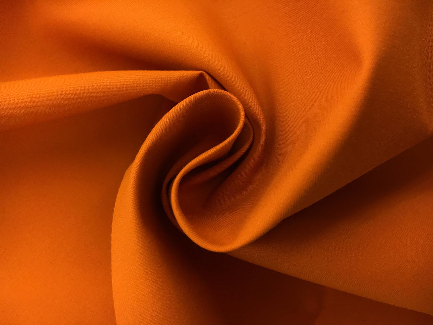 Japanese Water Repellent Cotton Nylon in Orange1