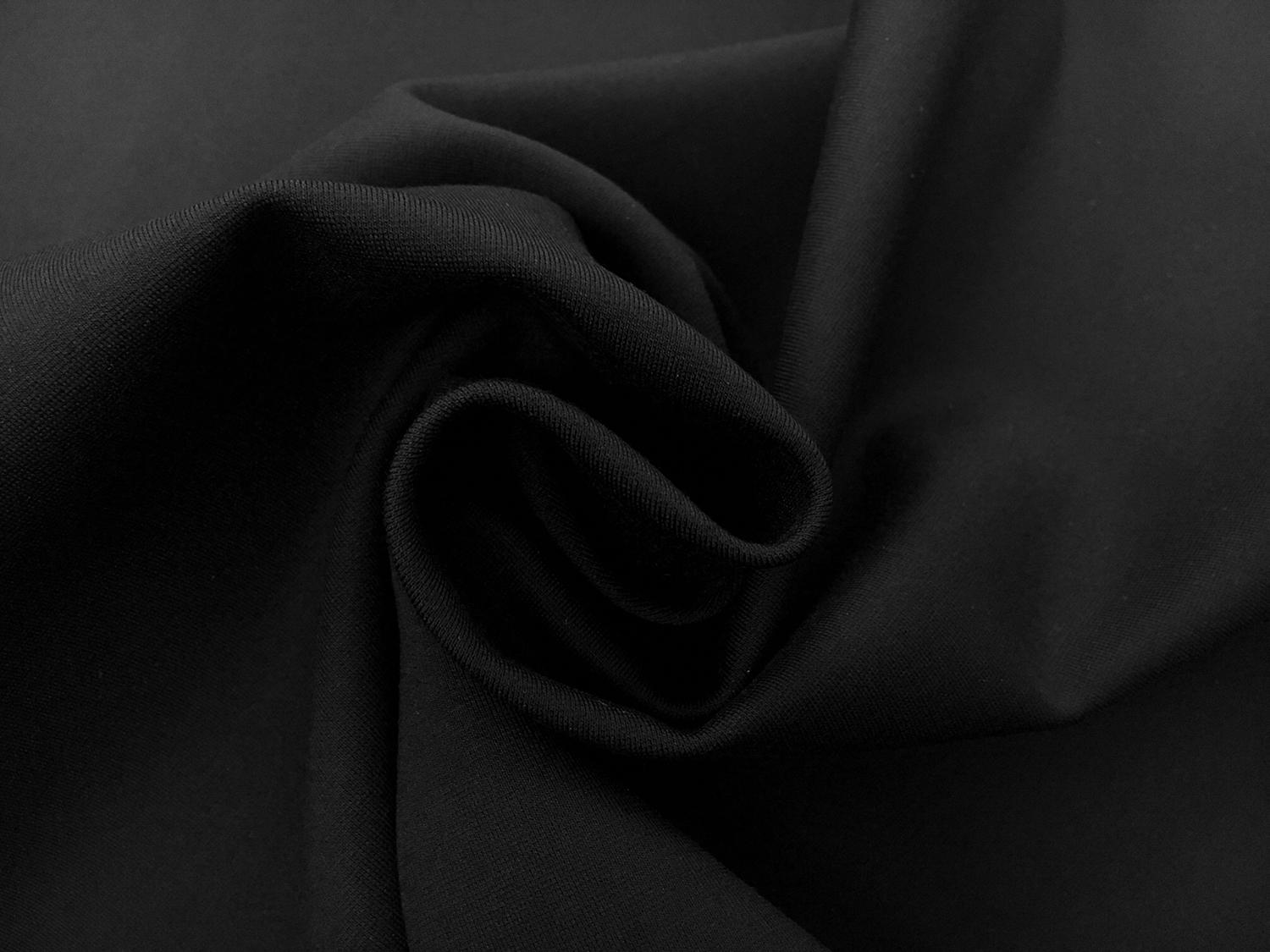 Doubleface Ponte Knit in Black1