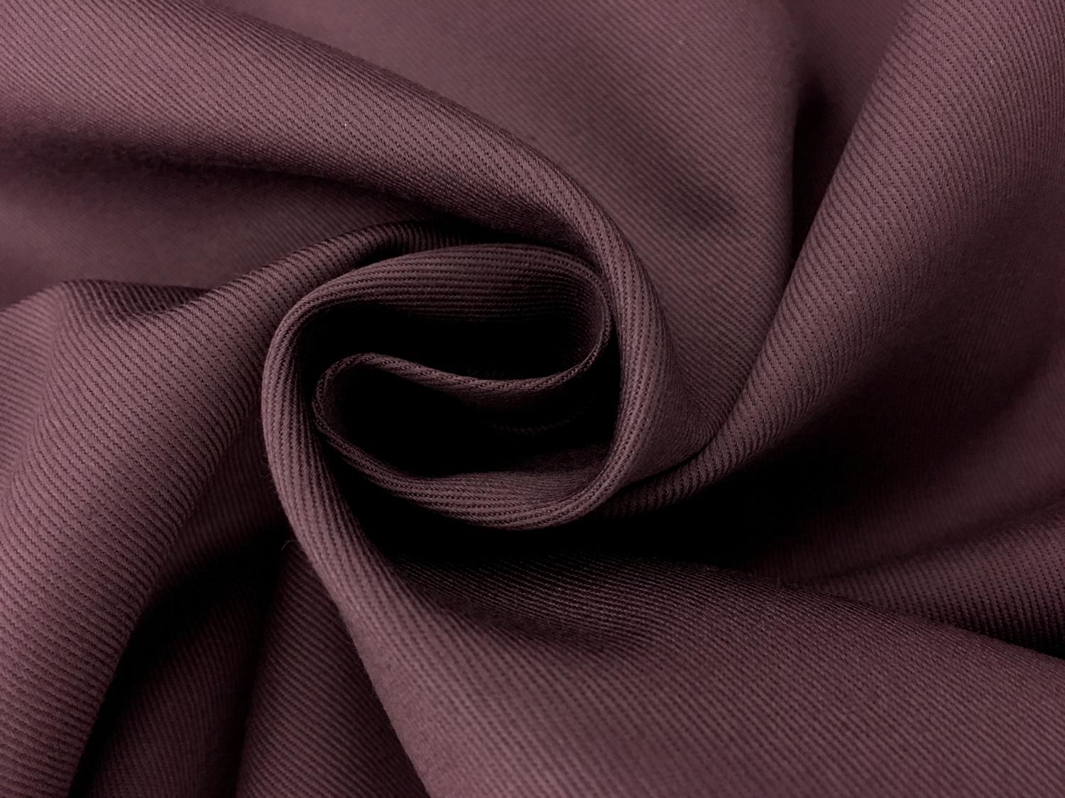 Japanese Cotton Kobe Twill in Raisin1