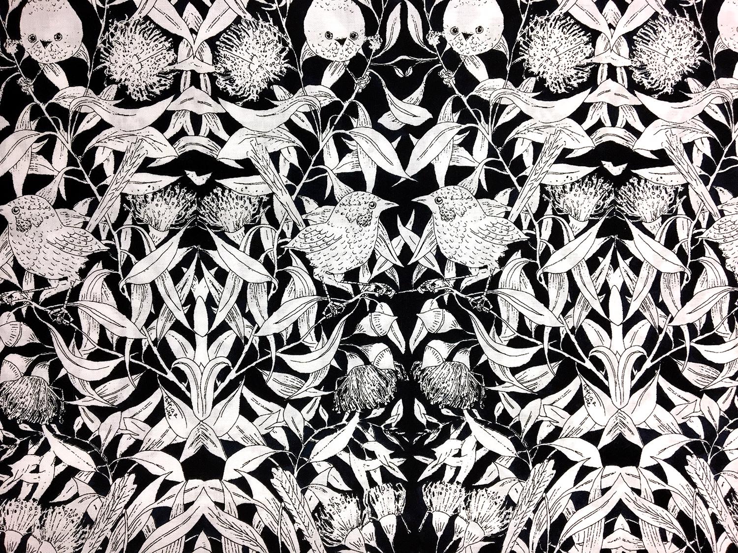 Australian Cotton Print With Aboriginal Motif0