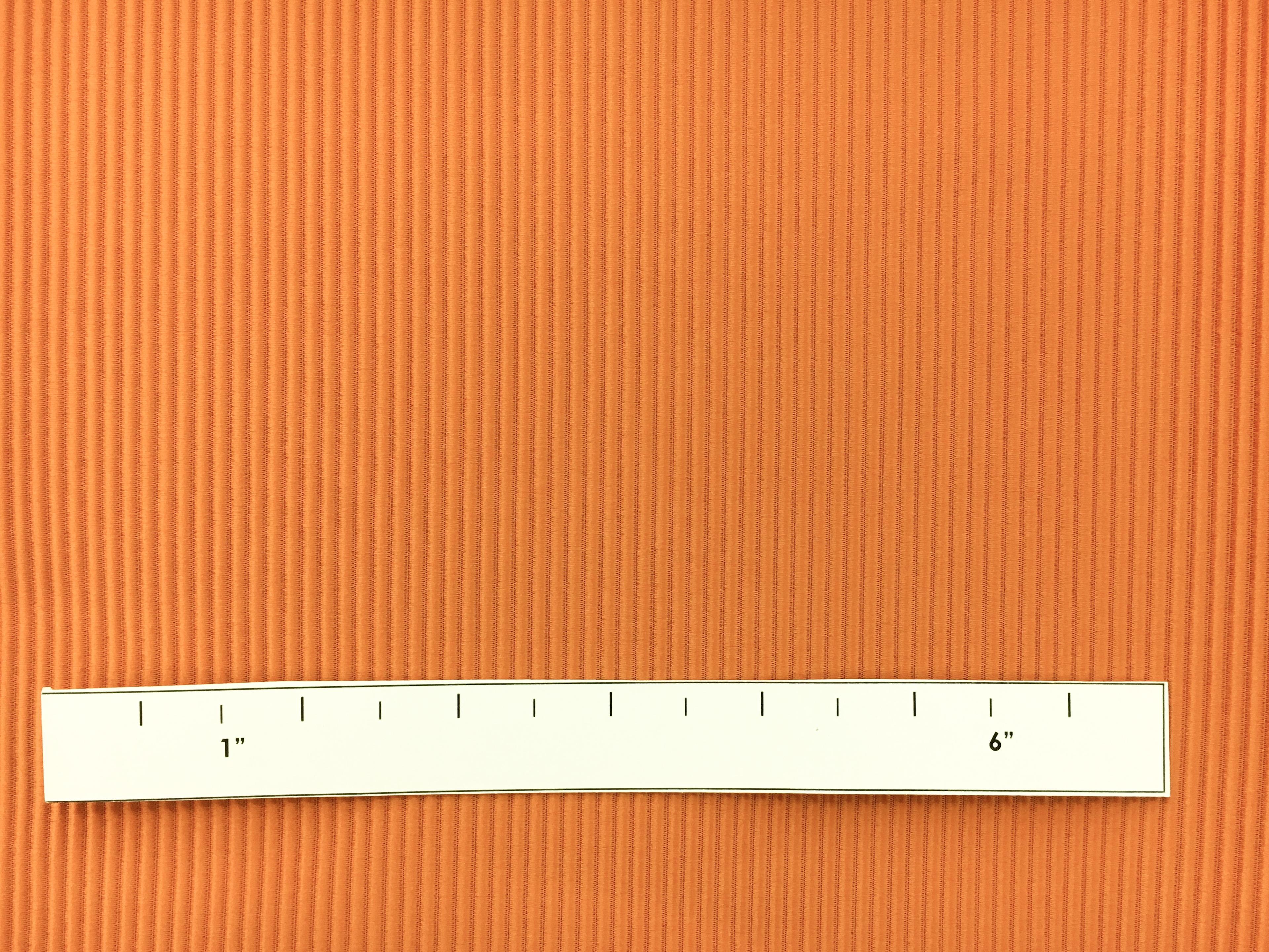 Italian Cotton and Acetate Ottoman in Zafferano1