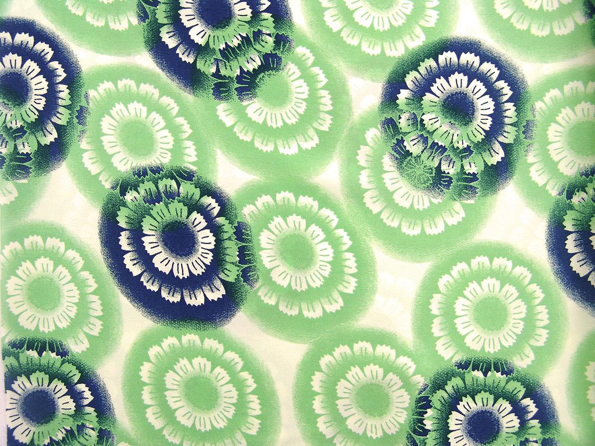 2- PRINTED SILK CHARMEUSE- FLORAL (WIDE WIDTH)