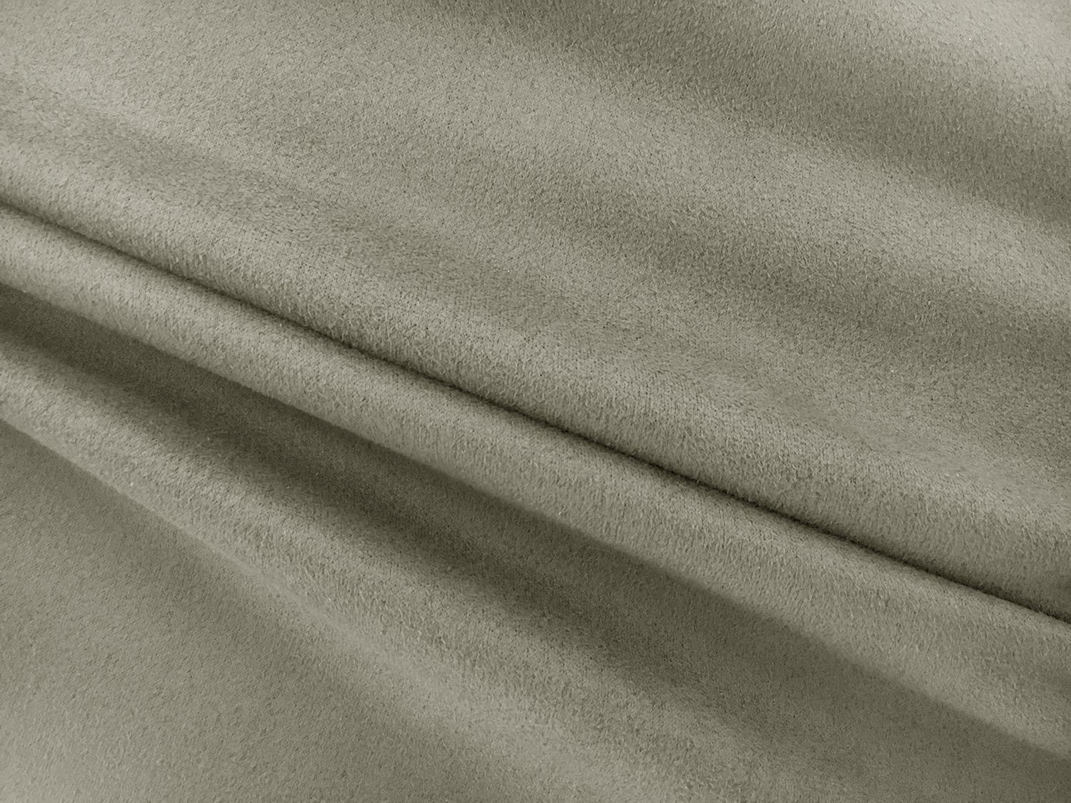 Stretch Suede with Scuba Backing in Grey0