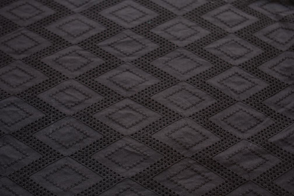 Cotton Eyelet in Black2