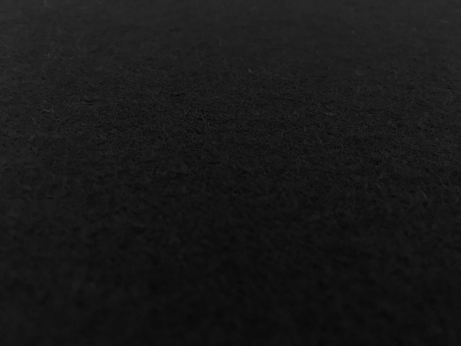 Virgin Wool Felted Knit Black0