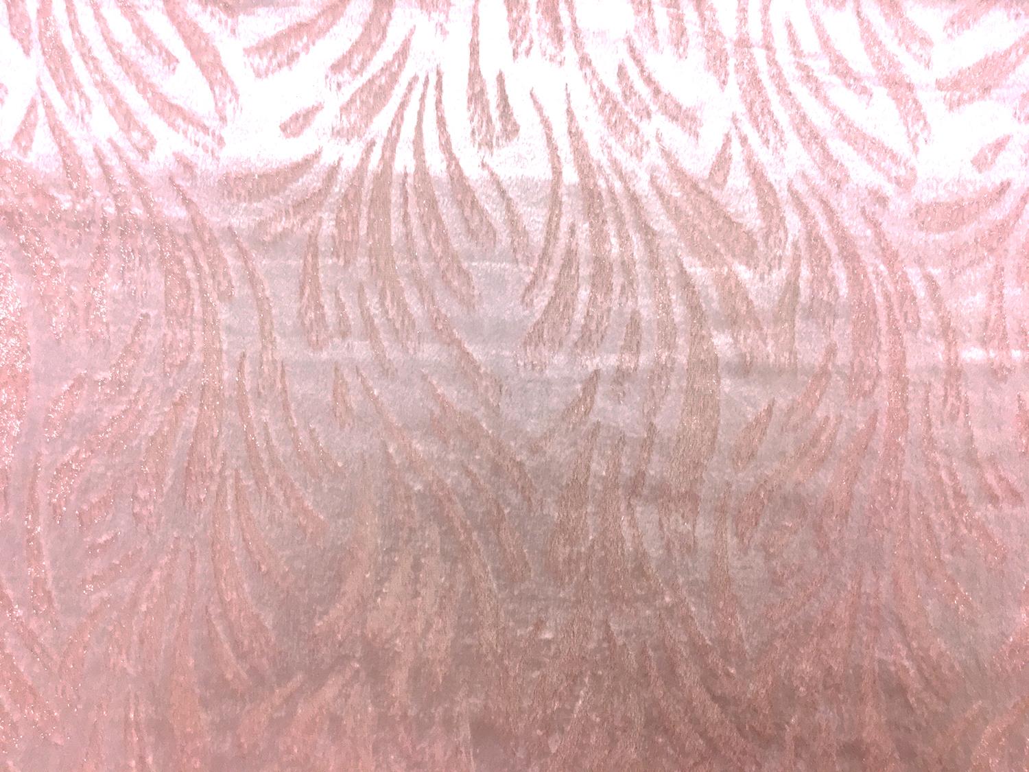 Silk Lurex Panne Velvet in Pink0