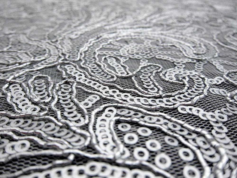 Tulle with Sequins and Cording/not re-orderable2