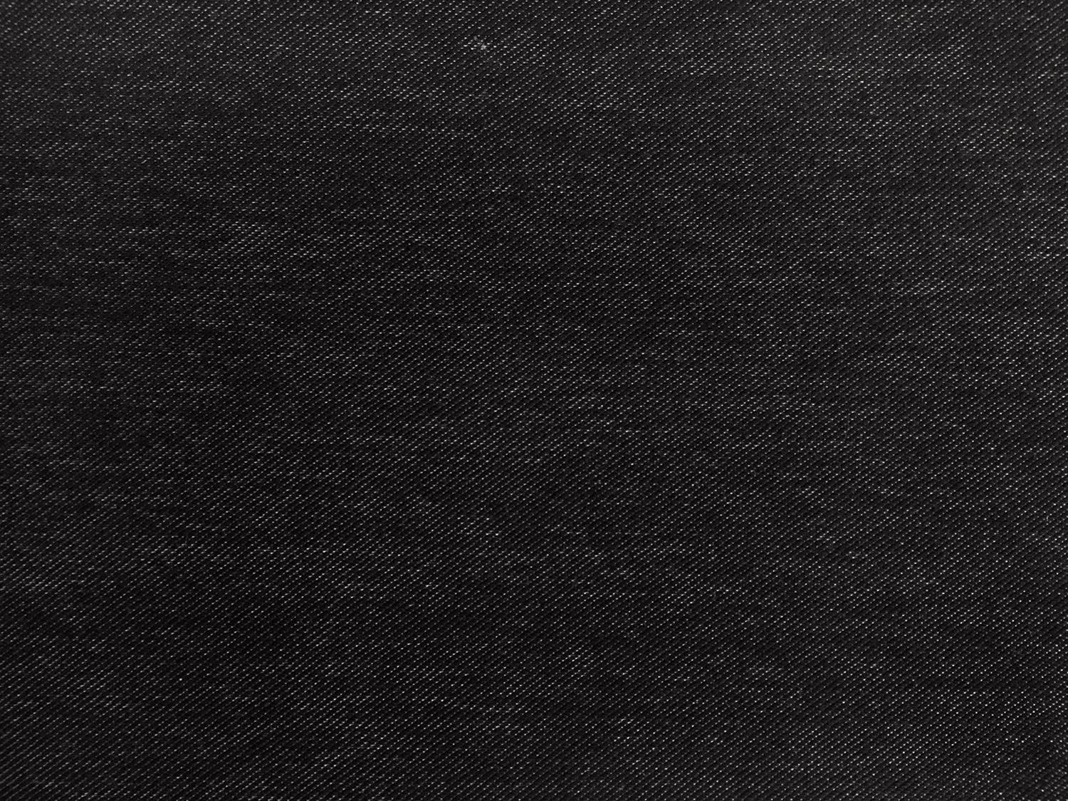 Denim Look Cotton Blend 4 Way Stretch in Black3