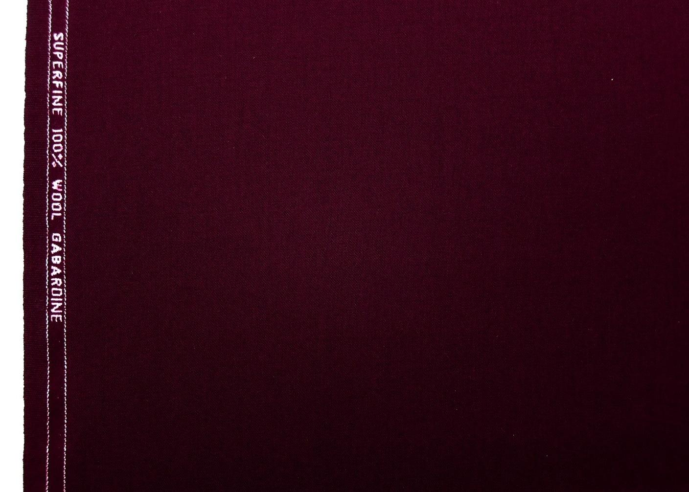 Wool Gabardine in Wine0