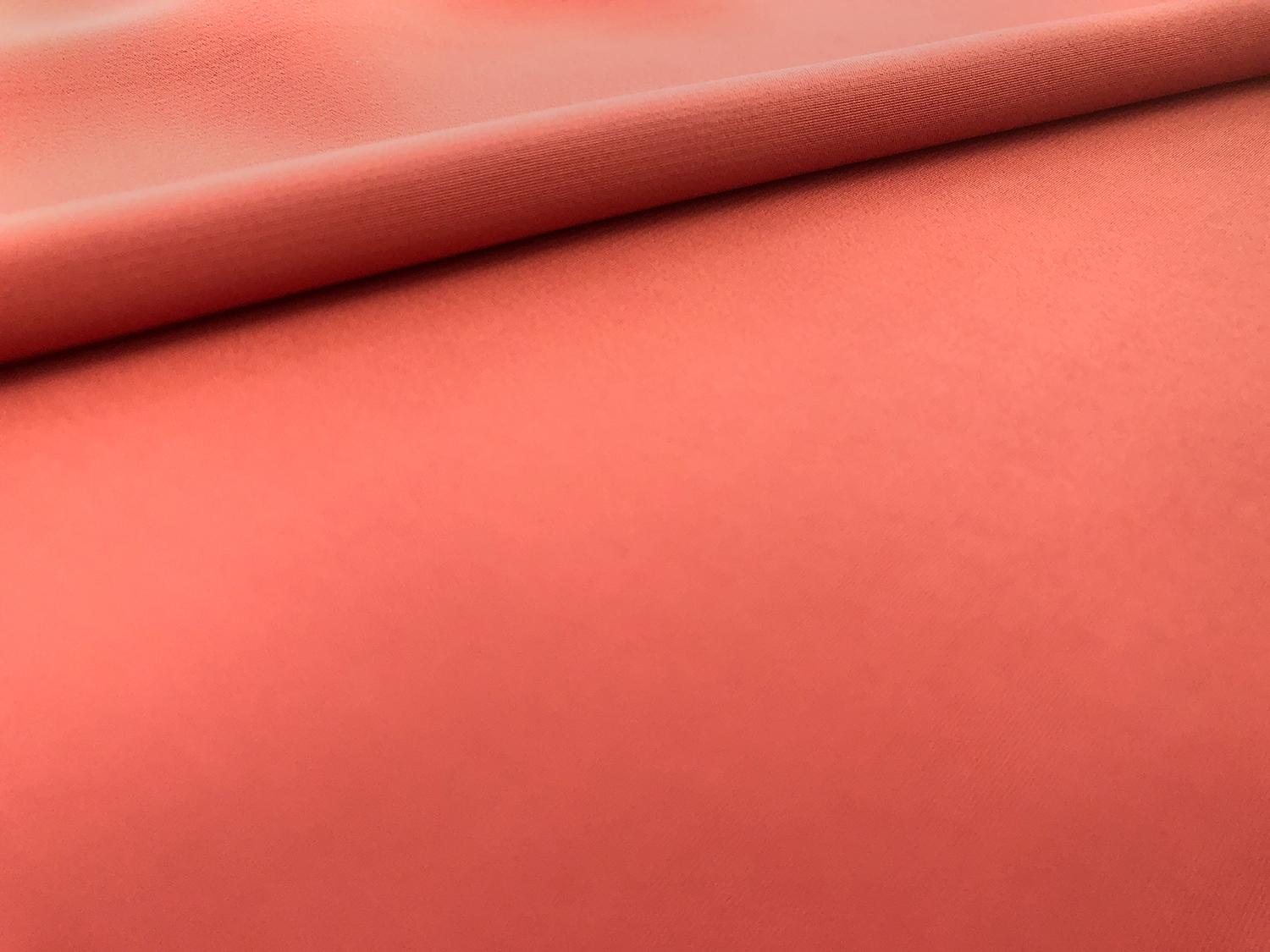 Polyester Powder Crepe De Chine in Terracotta 0