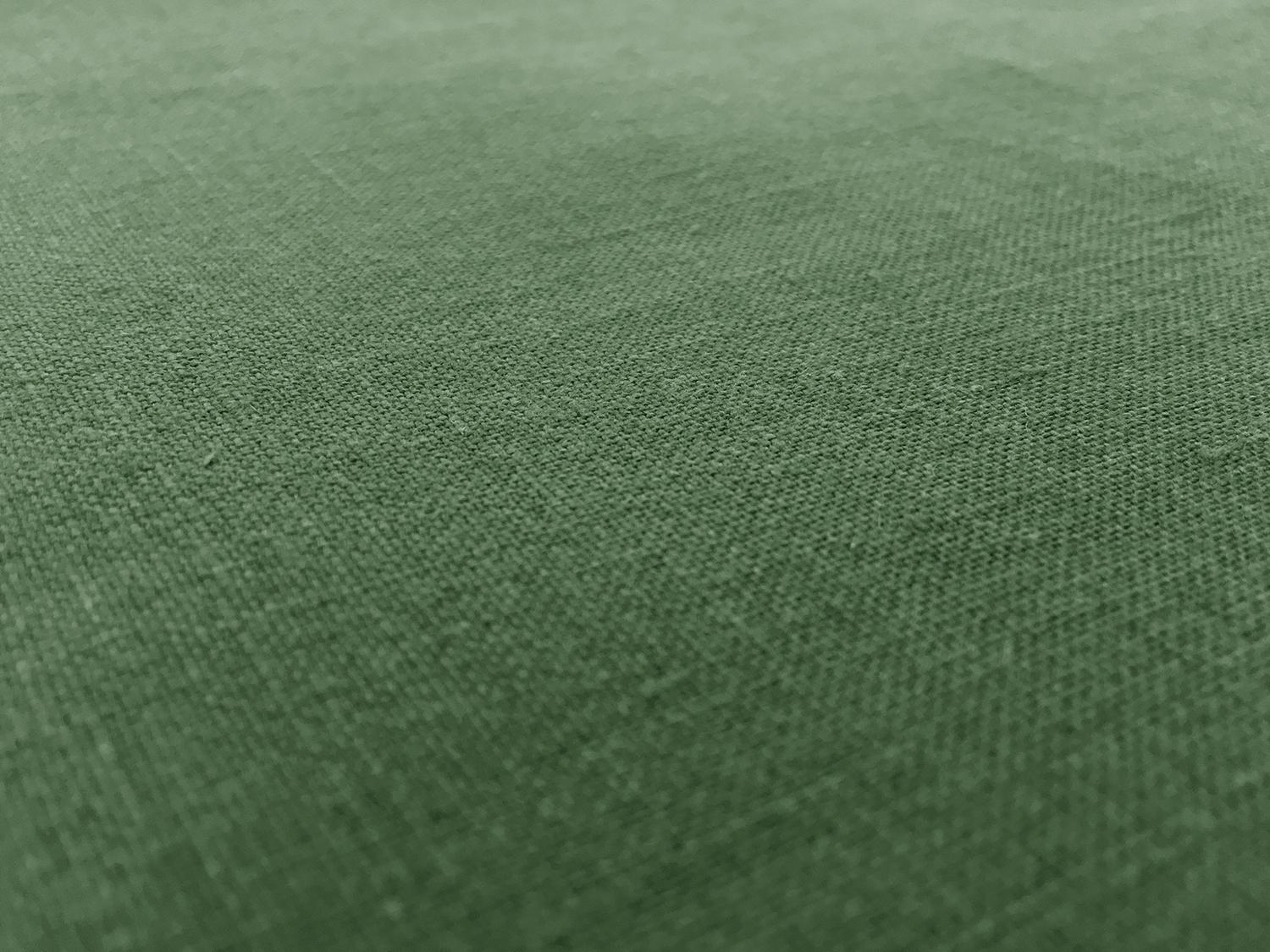 Belgian Sanforized Linen in Grass0