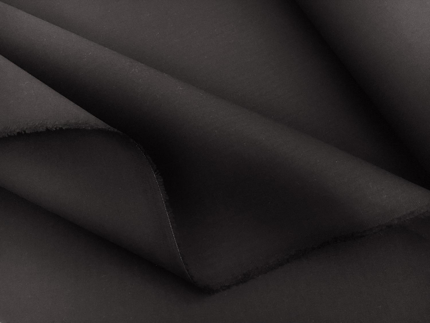 Pure Cotton Heavyweight Coutil in Black0