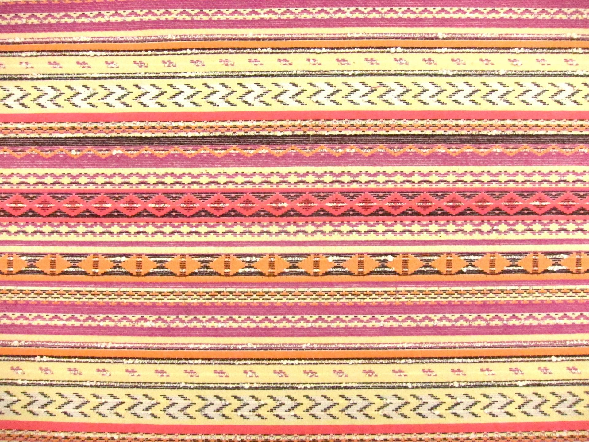 Poly Cotton Blend Ikat Brocade0