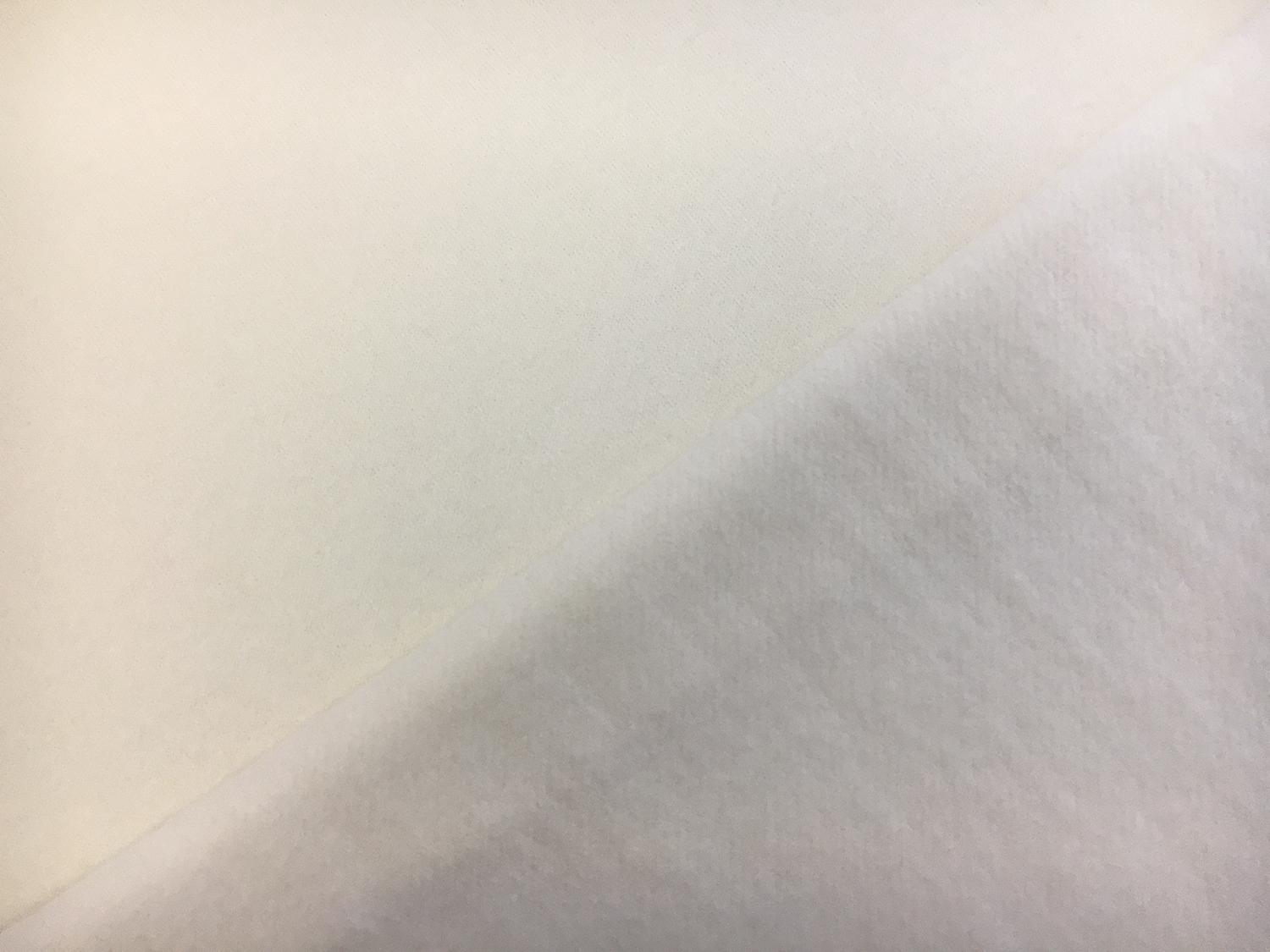 Hemp Organic Cotton Bamboo Sweatshirt Fleece in Ecru0