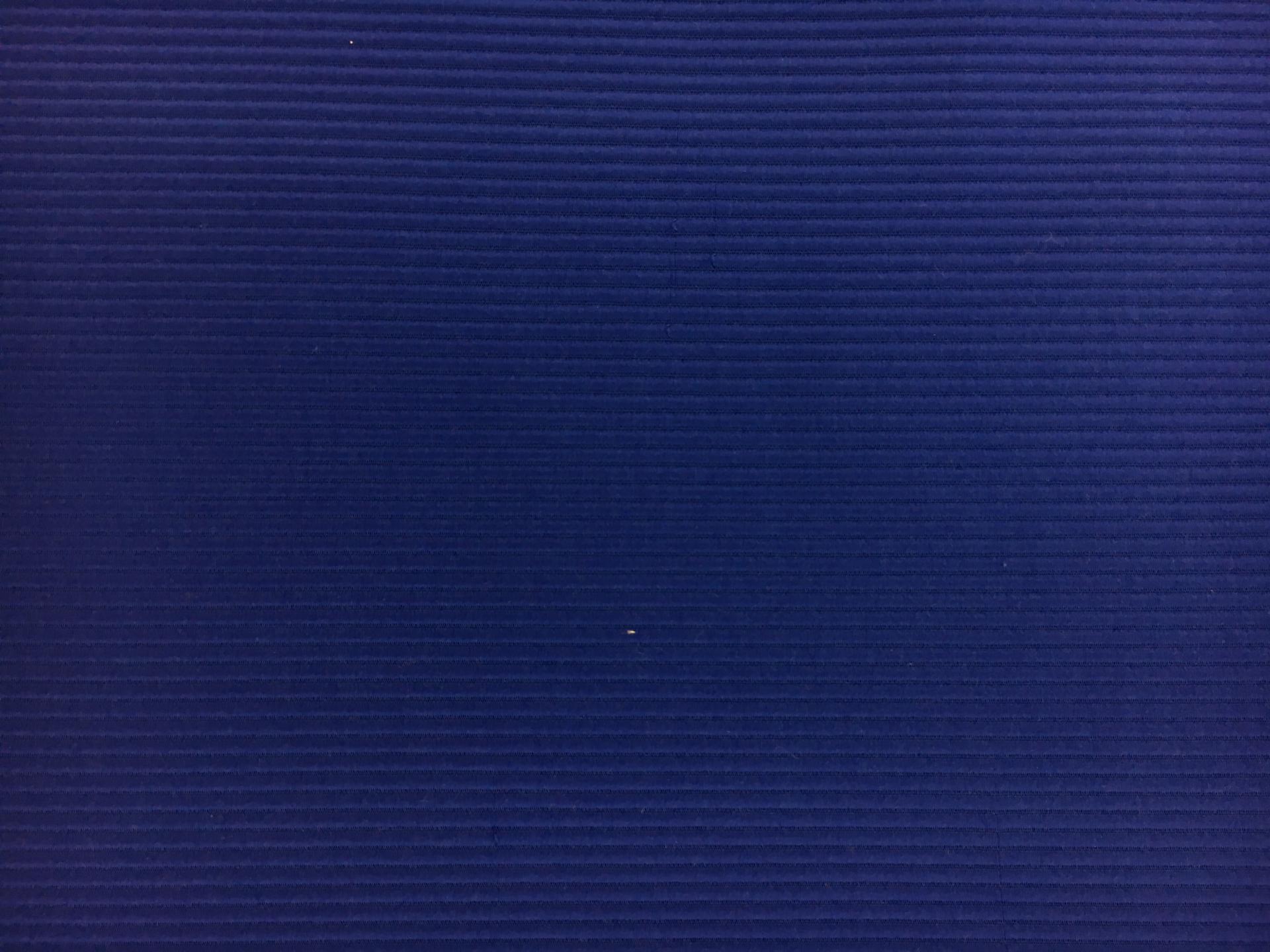 Italian Cotton and Acetate Ottoman in Royal0