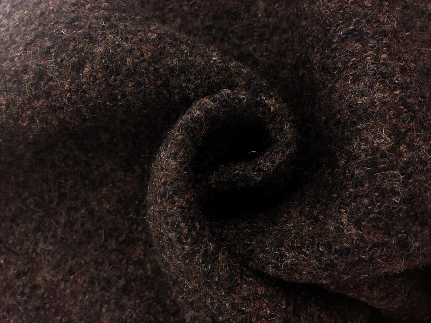 Boiled Wool in Brown1