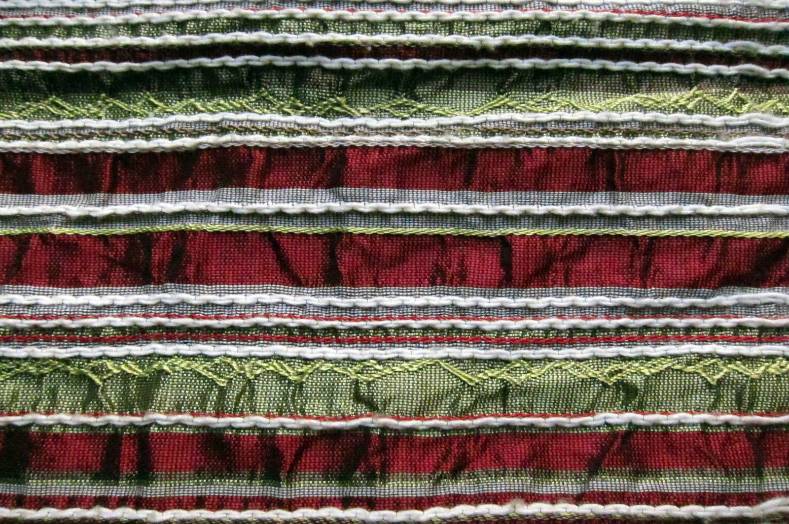 Silk Blend Stripe Organza2