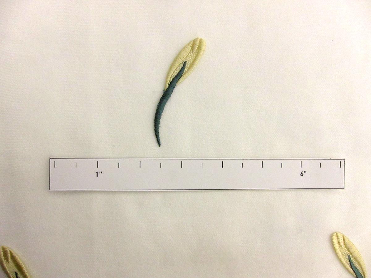 3D Flowers on Embroidered Tulle3