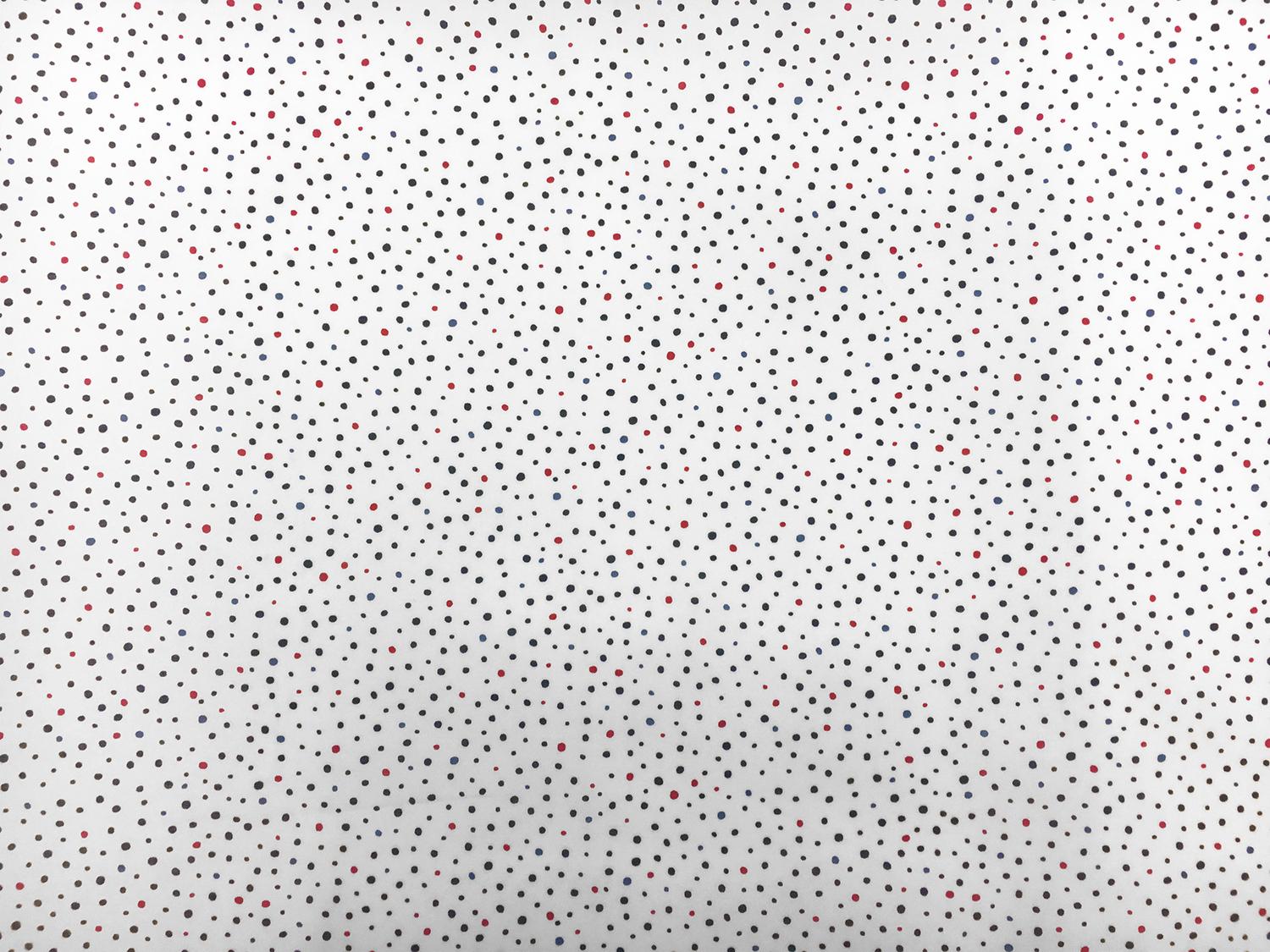 Japanese Cotton Lawn Petite Dots Print in White0