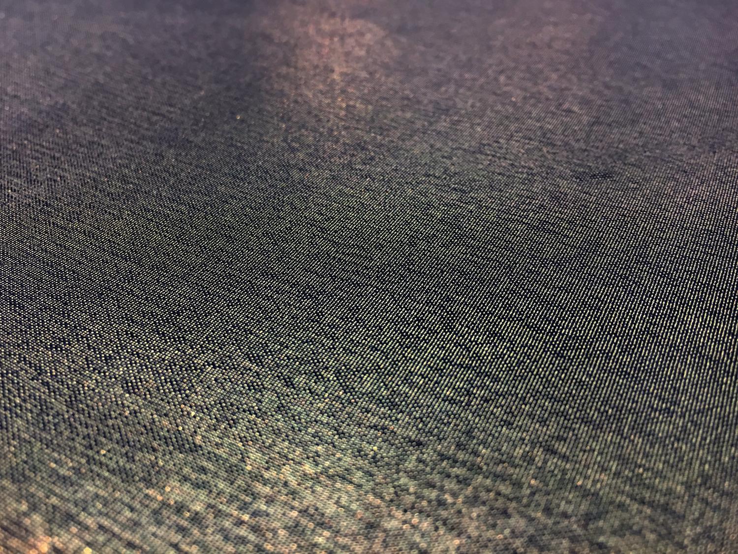 Microfiber Gold Metallic Chiffon in Navy2