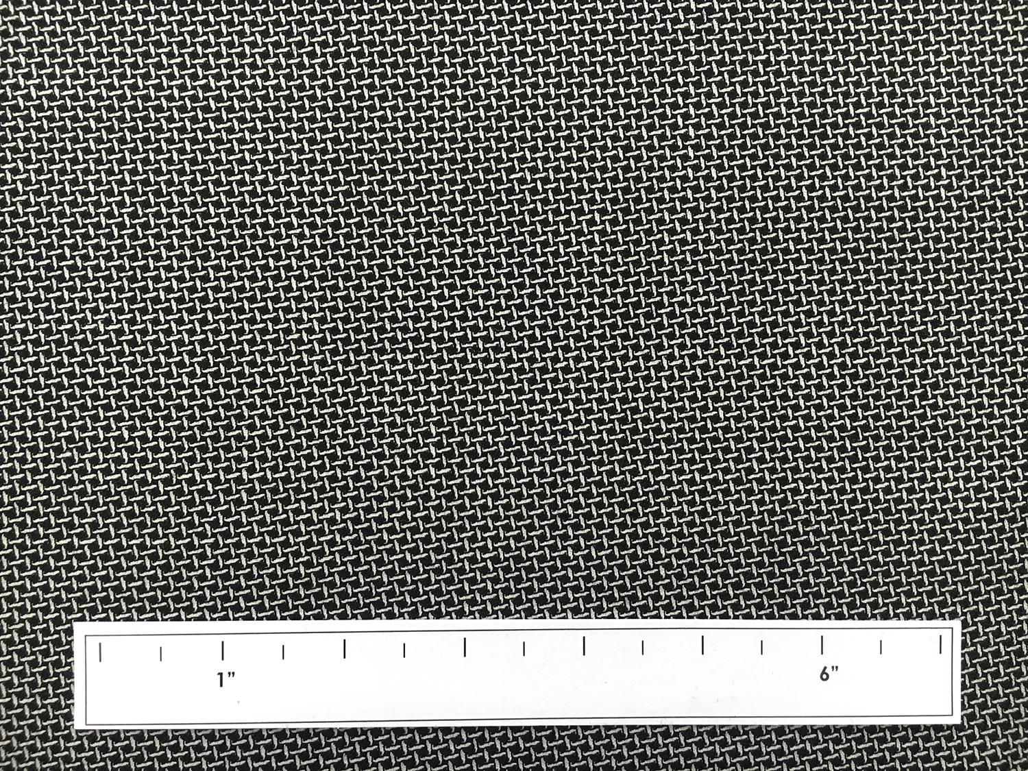 Italian Stretch Wool Novelty Suiting in Black and White4