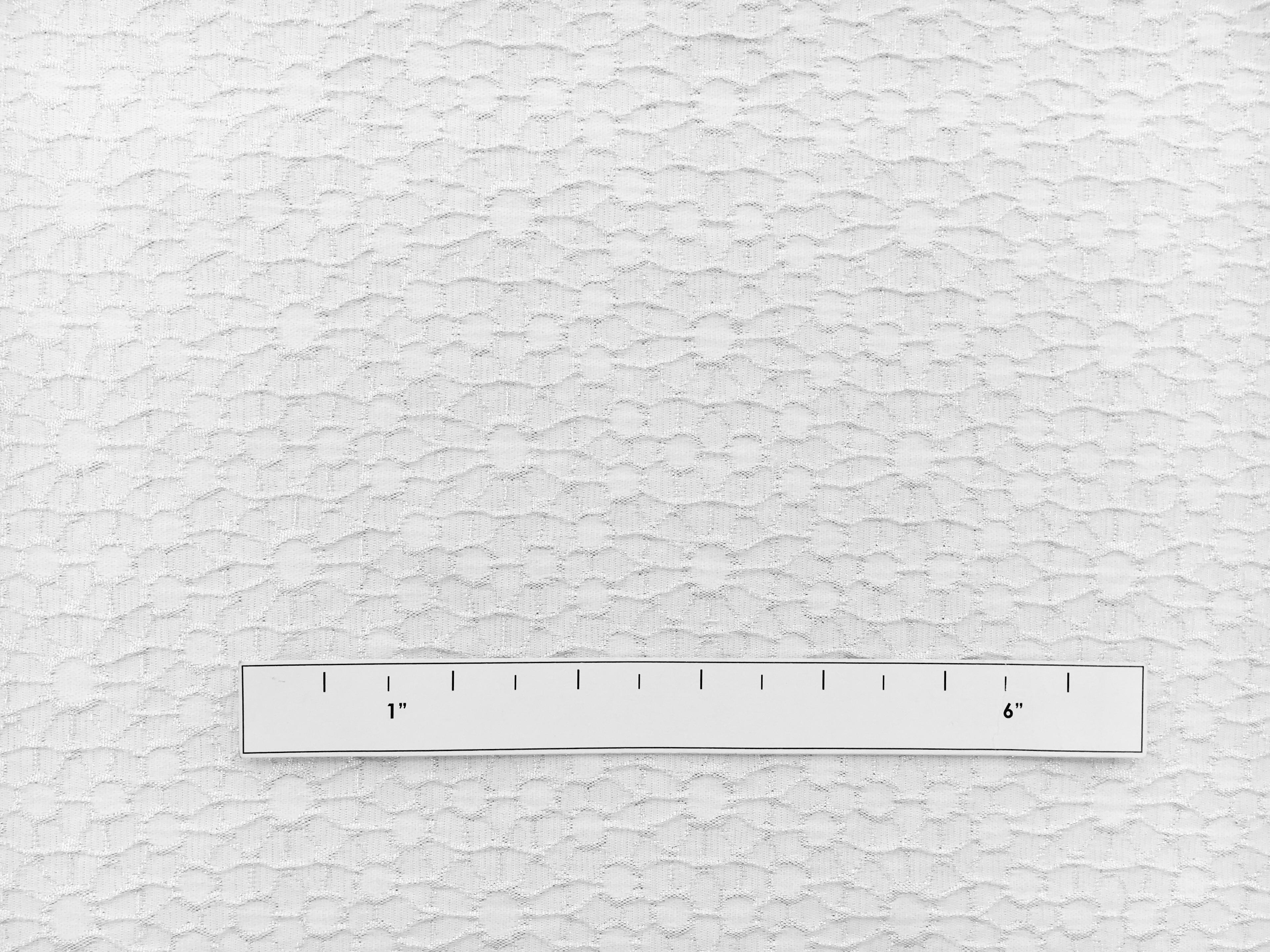 Metallic Acetate Blend Brocade in Silver1