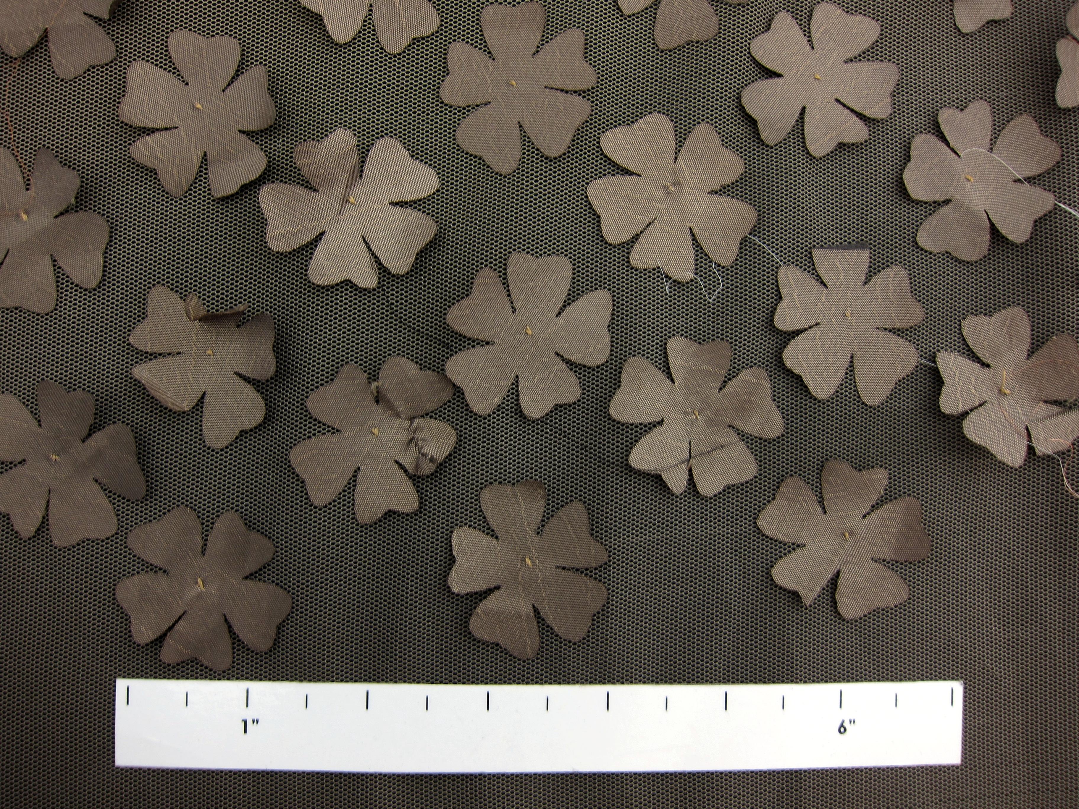 Flowers Appliqué on Tulle1