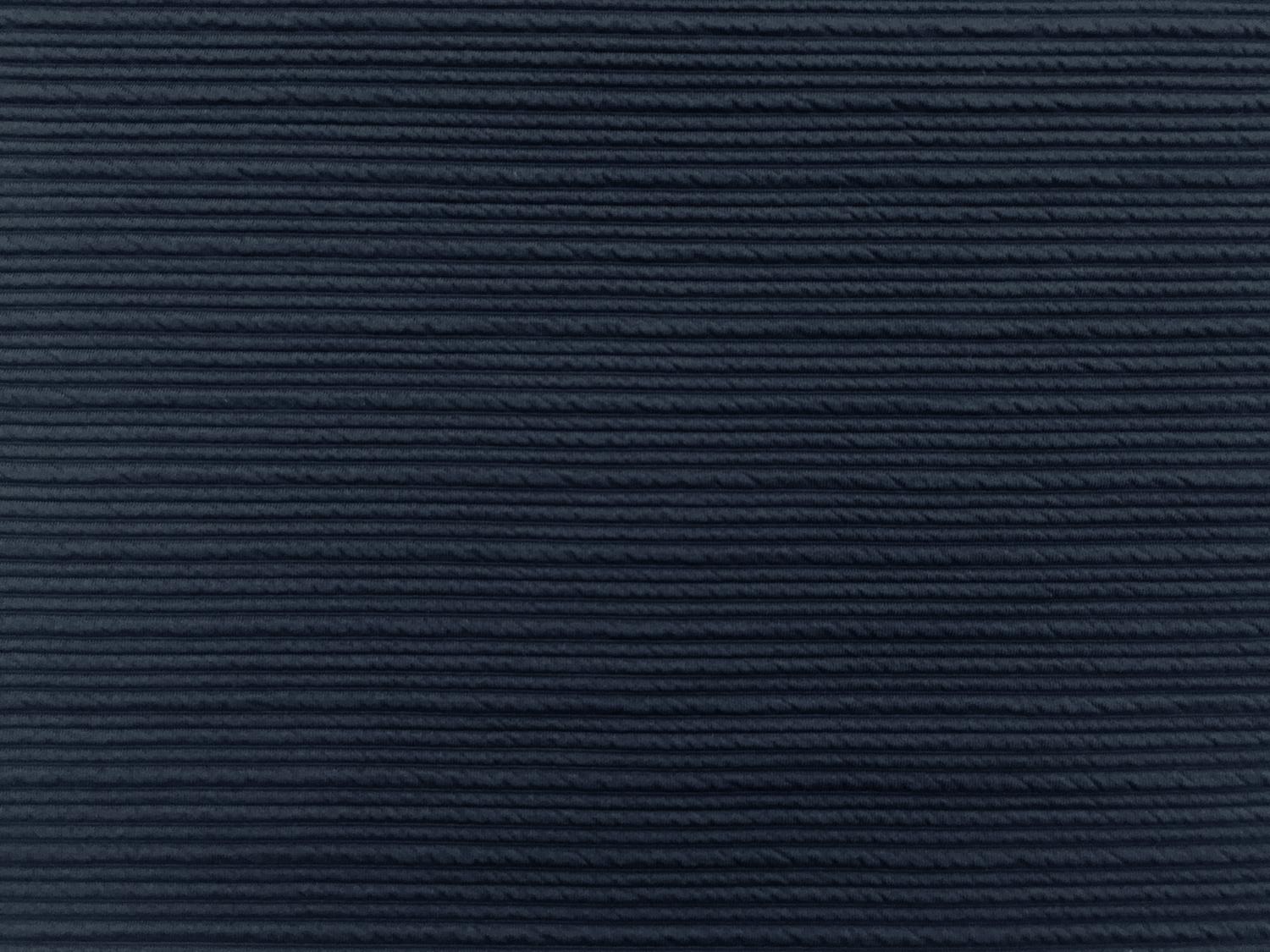 Polyester Spandex Novelty Knit in Petroleum 0