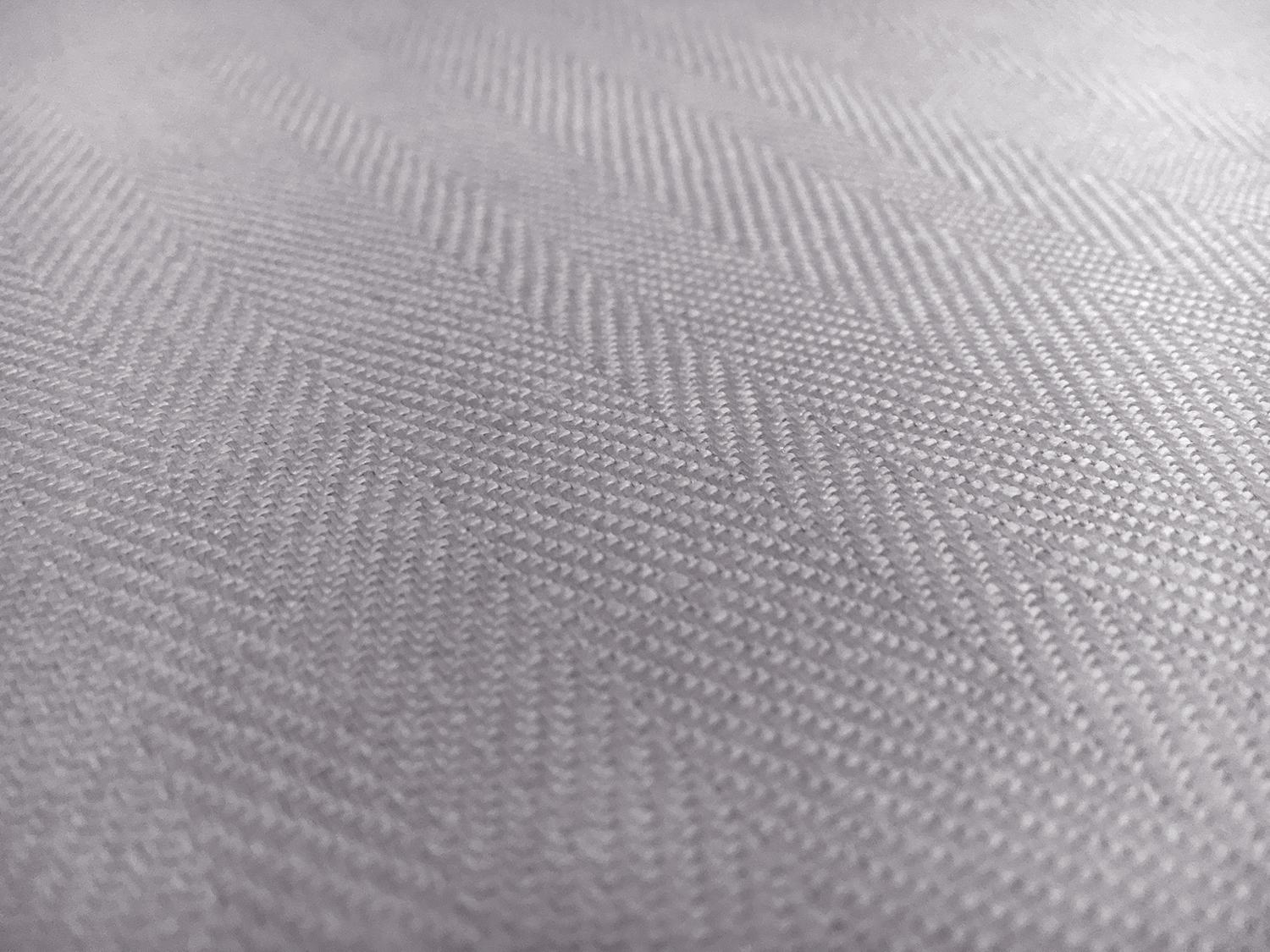 Upholstery Linen Herringbone in Silver0