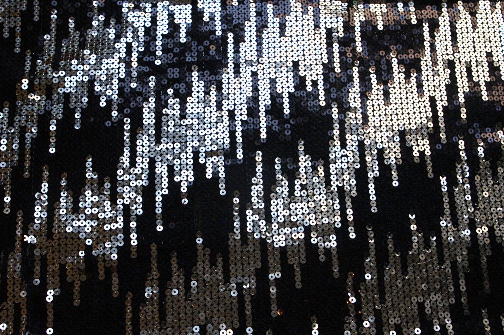 Sequins on Stretch Tulle0