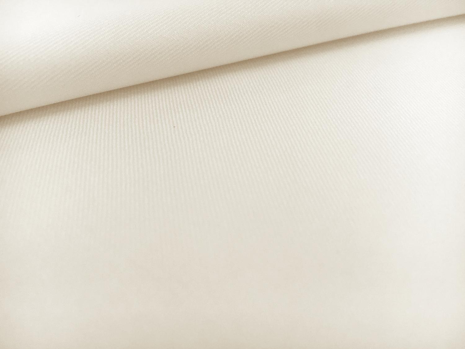 Italian Stretch Wool Super 160s in Ivory0