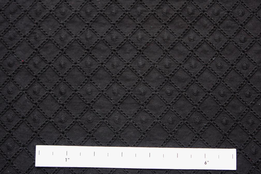 Cotton Eyelet in Black1