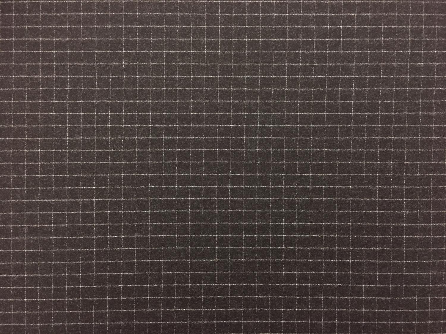 Italian Wool And Lycra Window Pane Flannel0