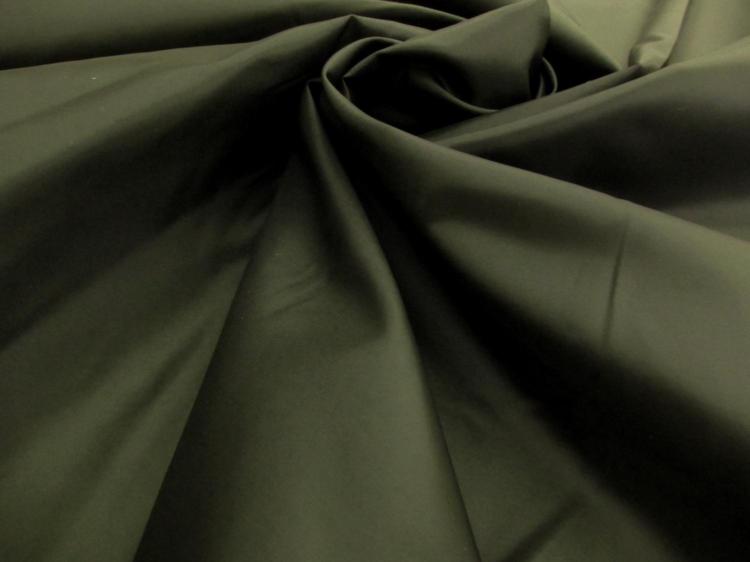 Japanese Nylon Ciré Rainwear In Olive 0