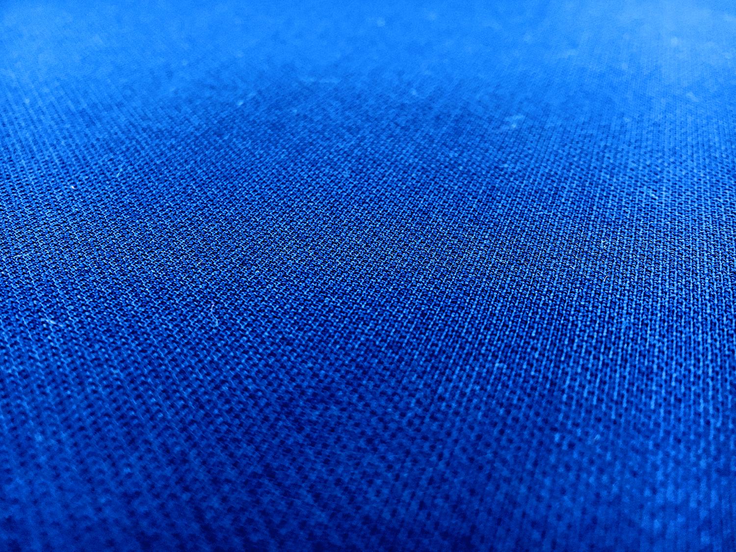 Heavy Silk and Wool in Cobalt0