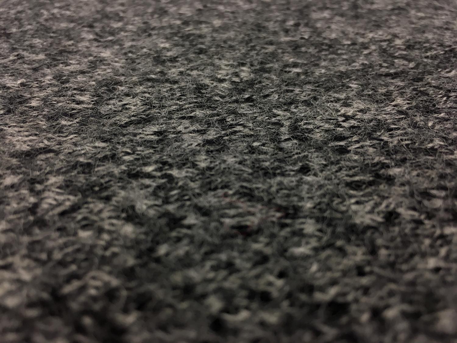 Virgin Wool Felted Knit Tweed0