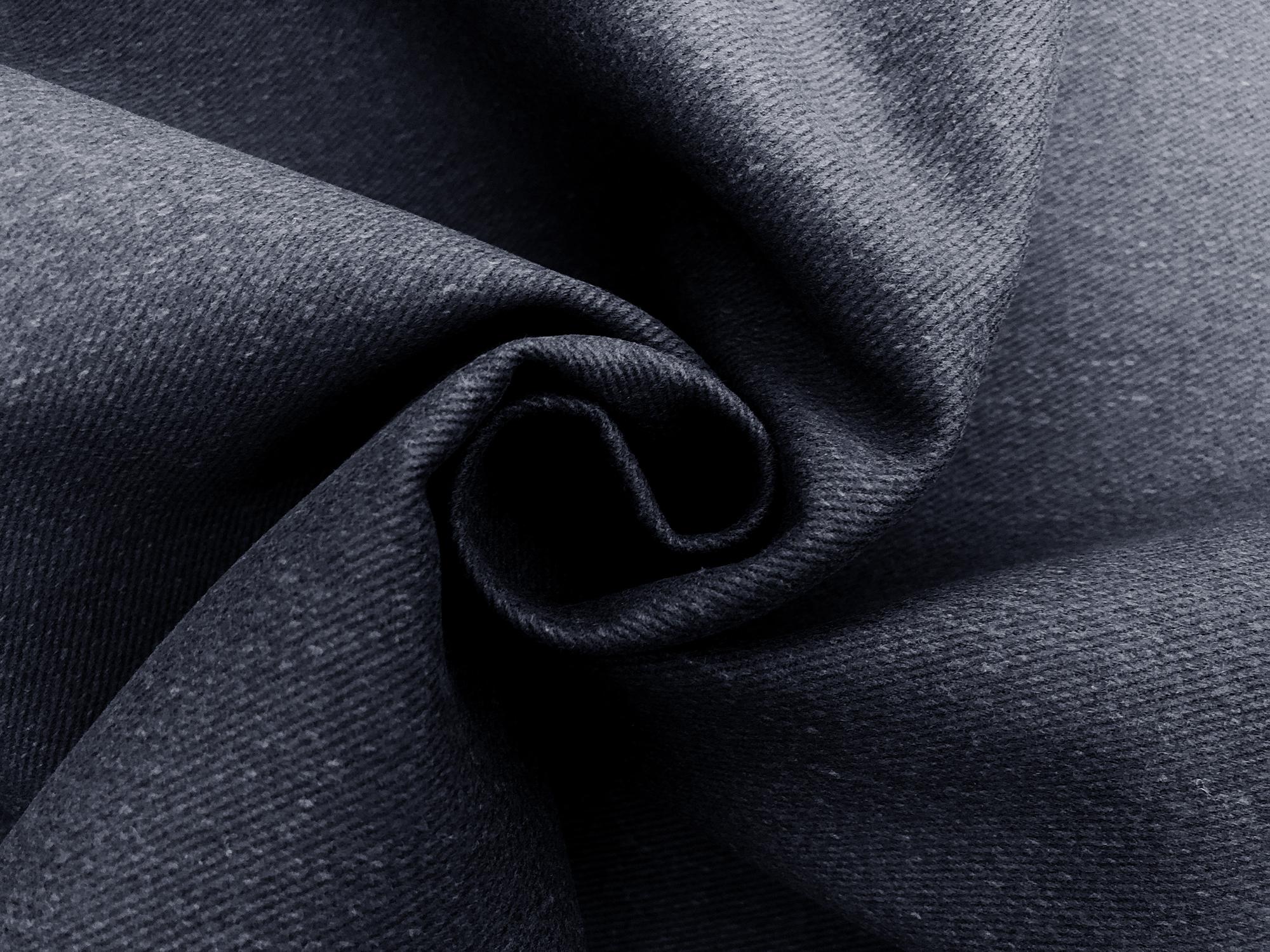 12oz Brushed Cotton Denim in Navy1