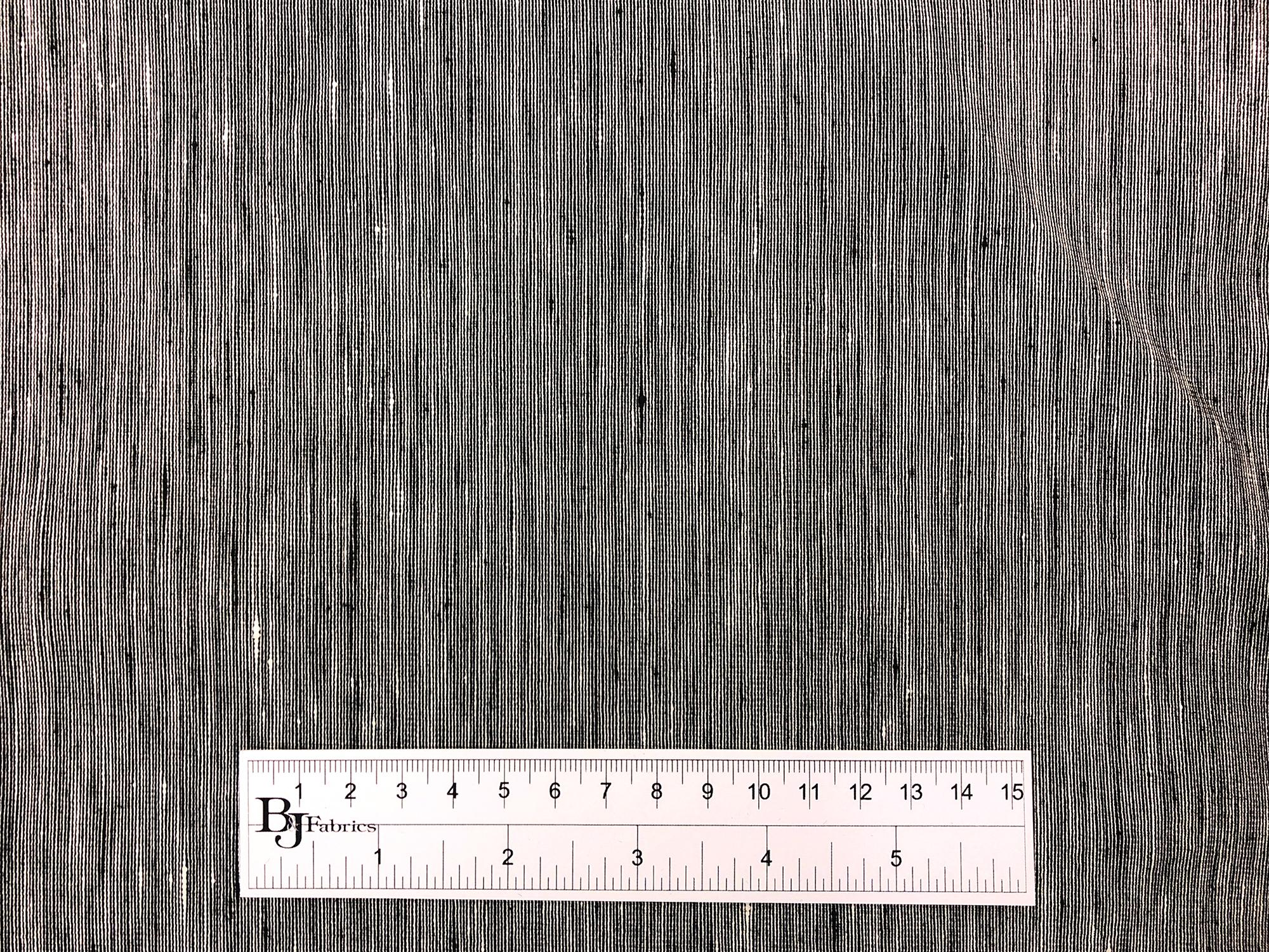 Stretch Linen Rayon Blend in Shark Fin Black4