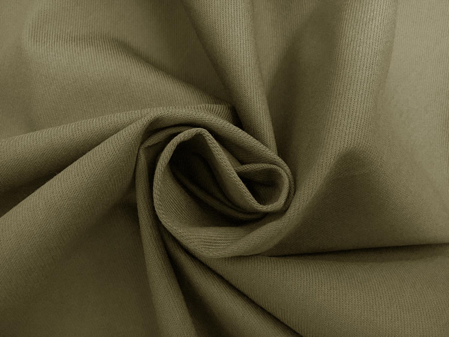 Cotton Blend 4 Way Stretch in Khaki1
