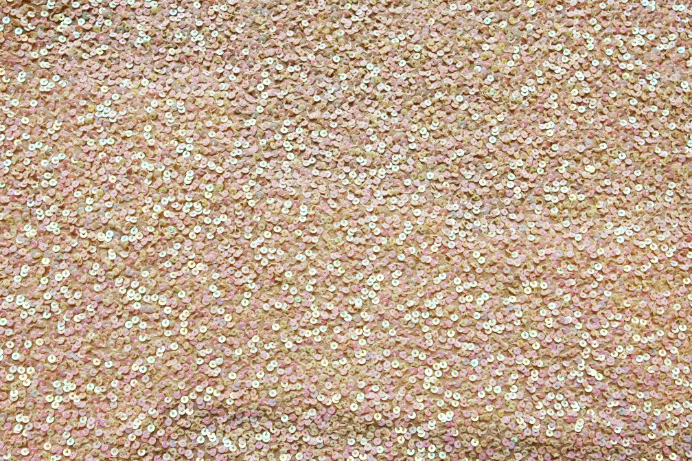 Sequins on Silk Chiffon0