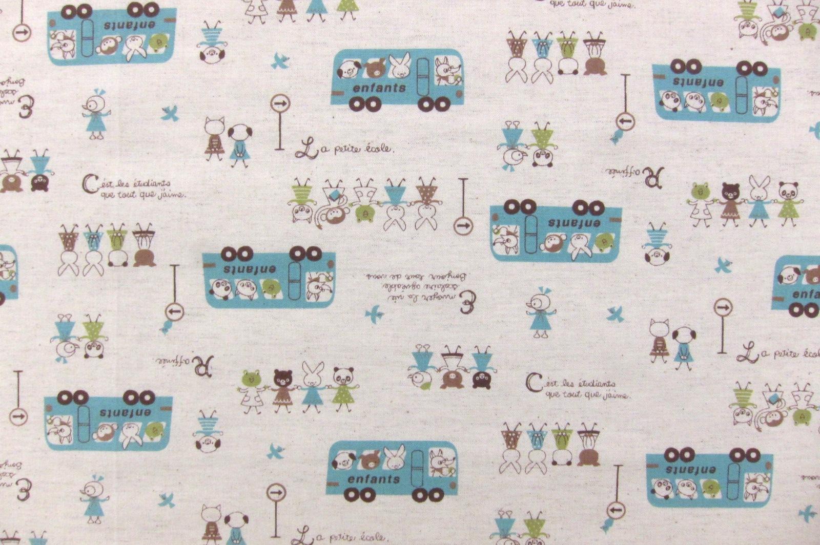 Japanese Cotton Linen Print0