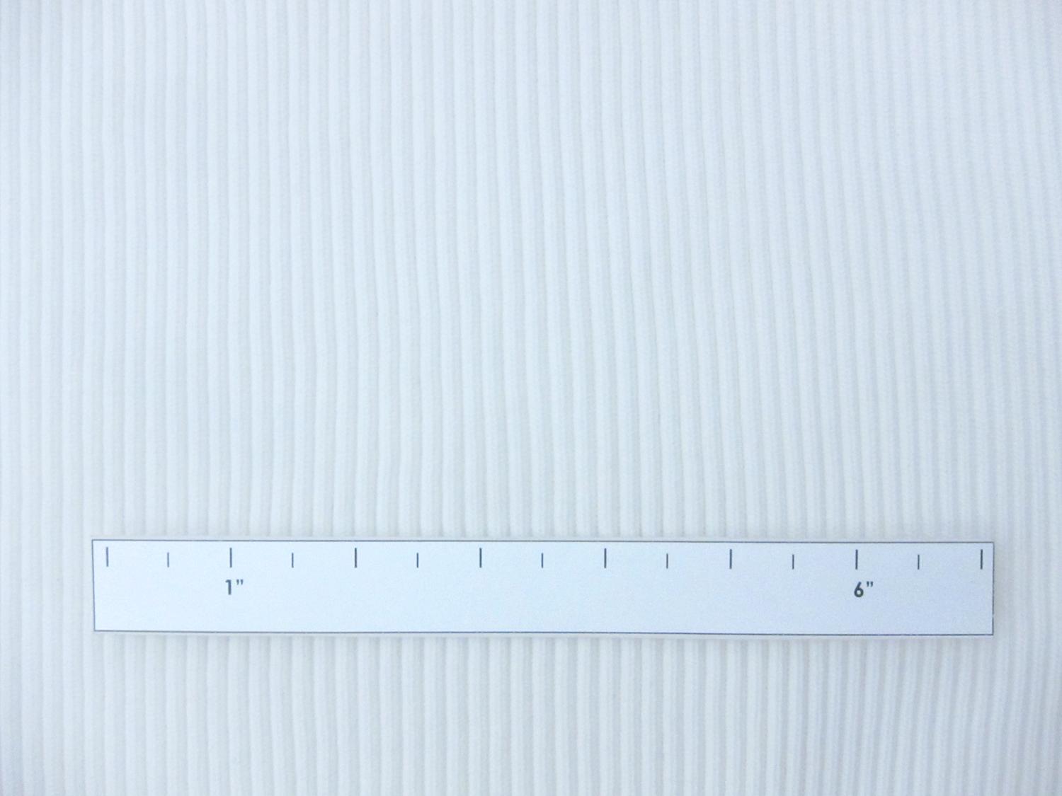 Nylon Rib Knit in White2