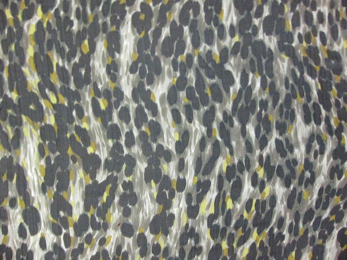 Printed Crinkle Silk Chiffon0