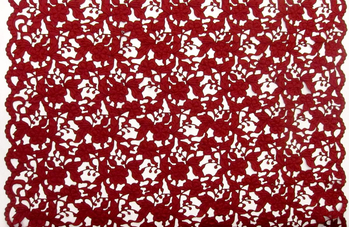 Laser Cut Corded Satin0